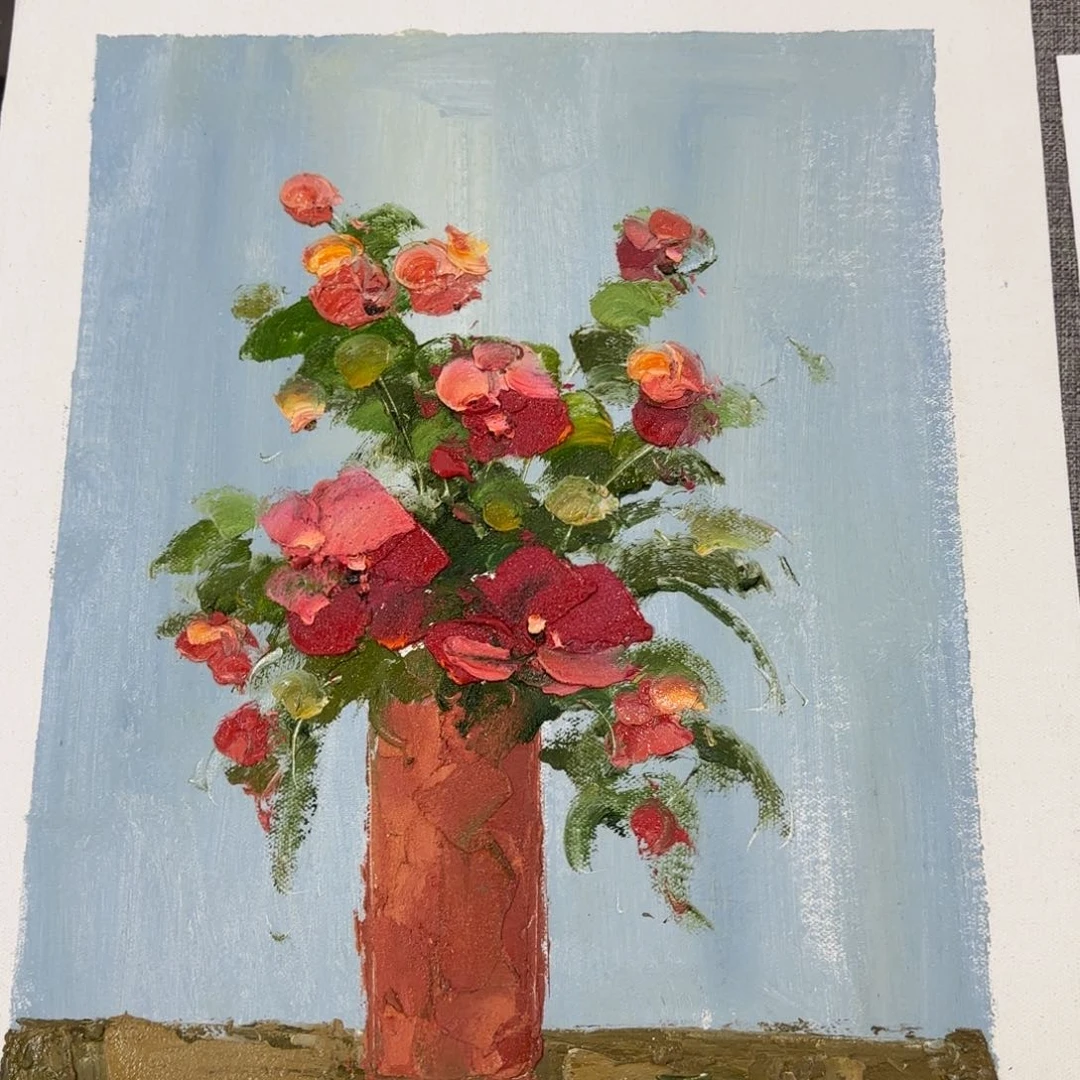 书法油画作品展的设计风格