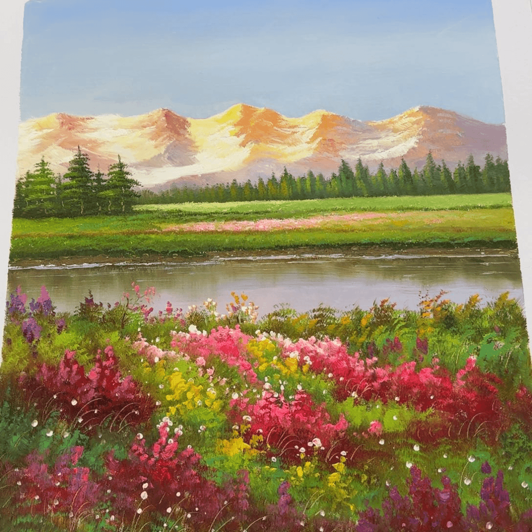 书法油画作品展的那种感觉