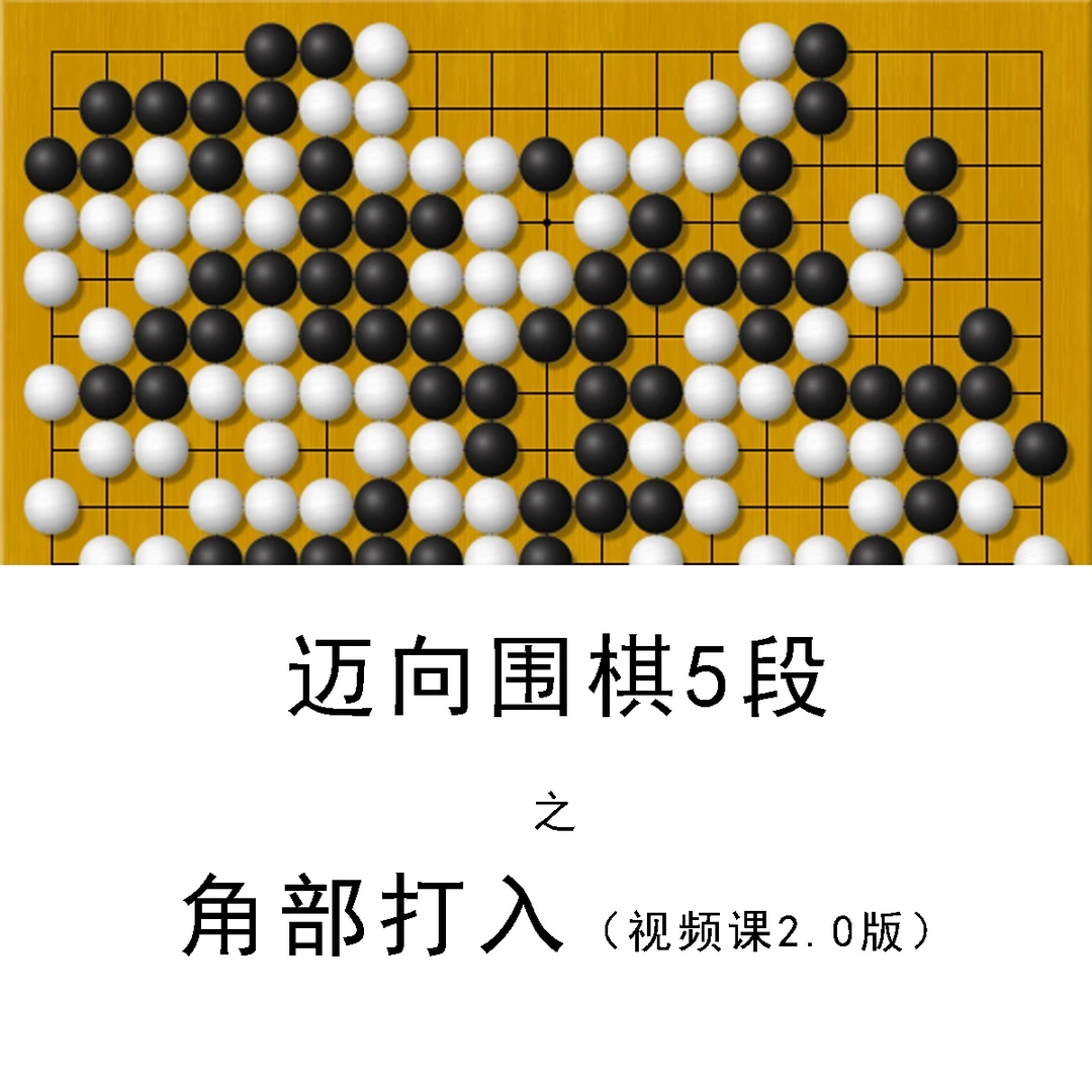 迈向围棋5段~角部打入