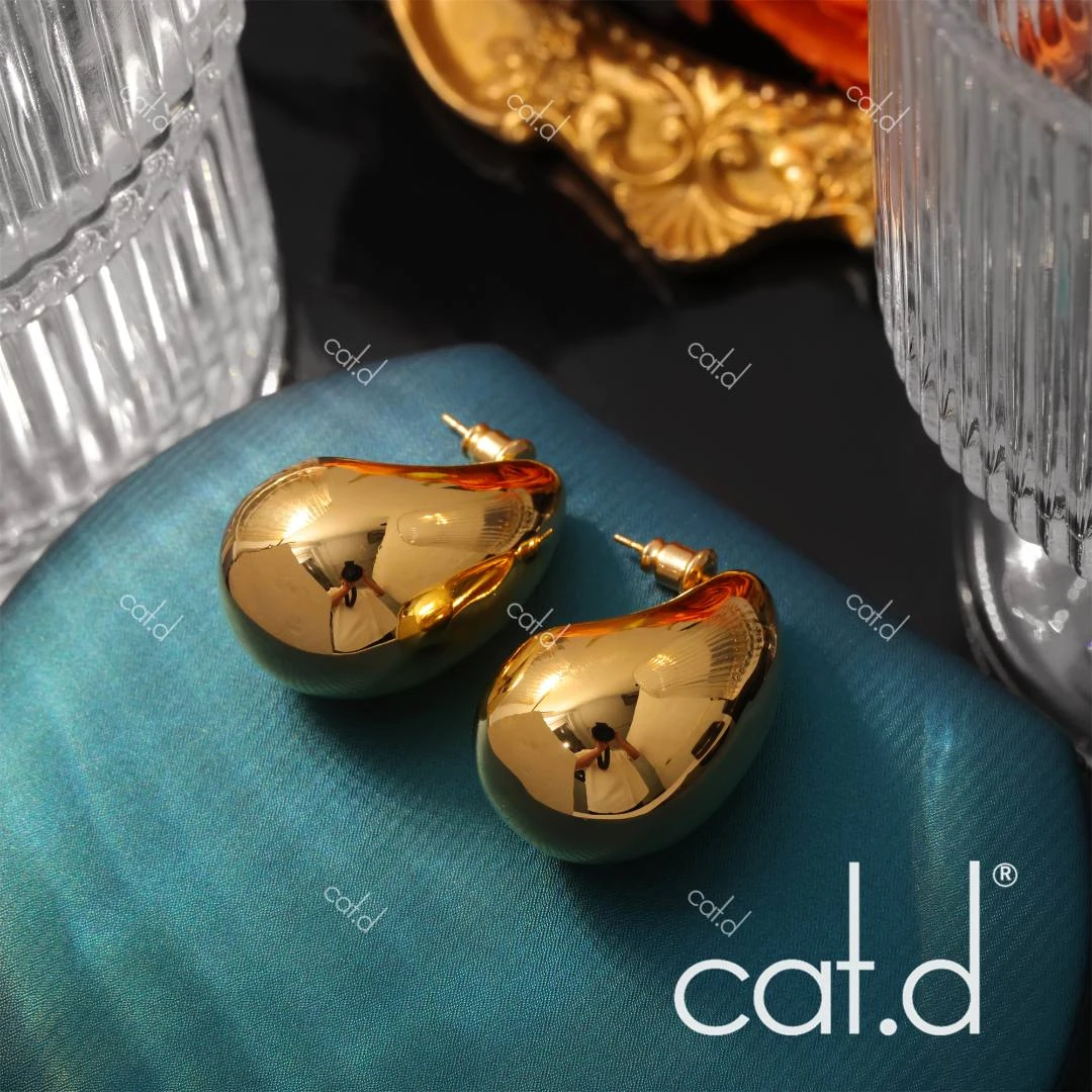 铜合金耳饰 E3801【年华】经典个性设计款女人味简约耳钉