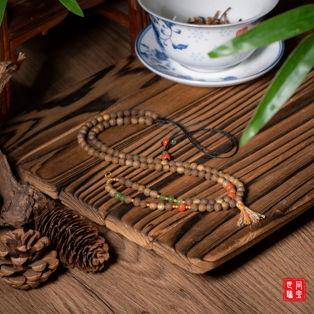 18K金白棋楠九分沉万能链/5mm+-/多样性发/P2918