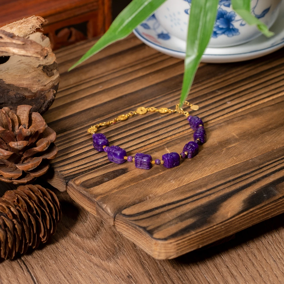 世间臻宝-18K金舒俱来貔貅DIY手链/多样性发/P1126/0/