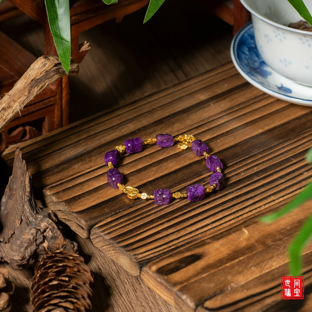 无忧丨18K金高阶舒俱来貔貅阵手链/多样性发/P2697/均50