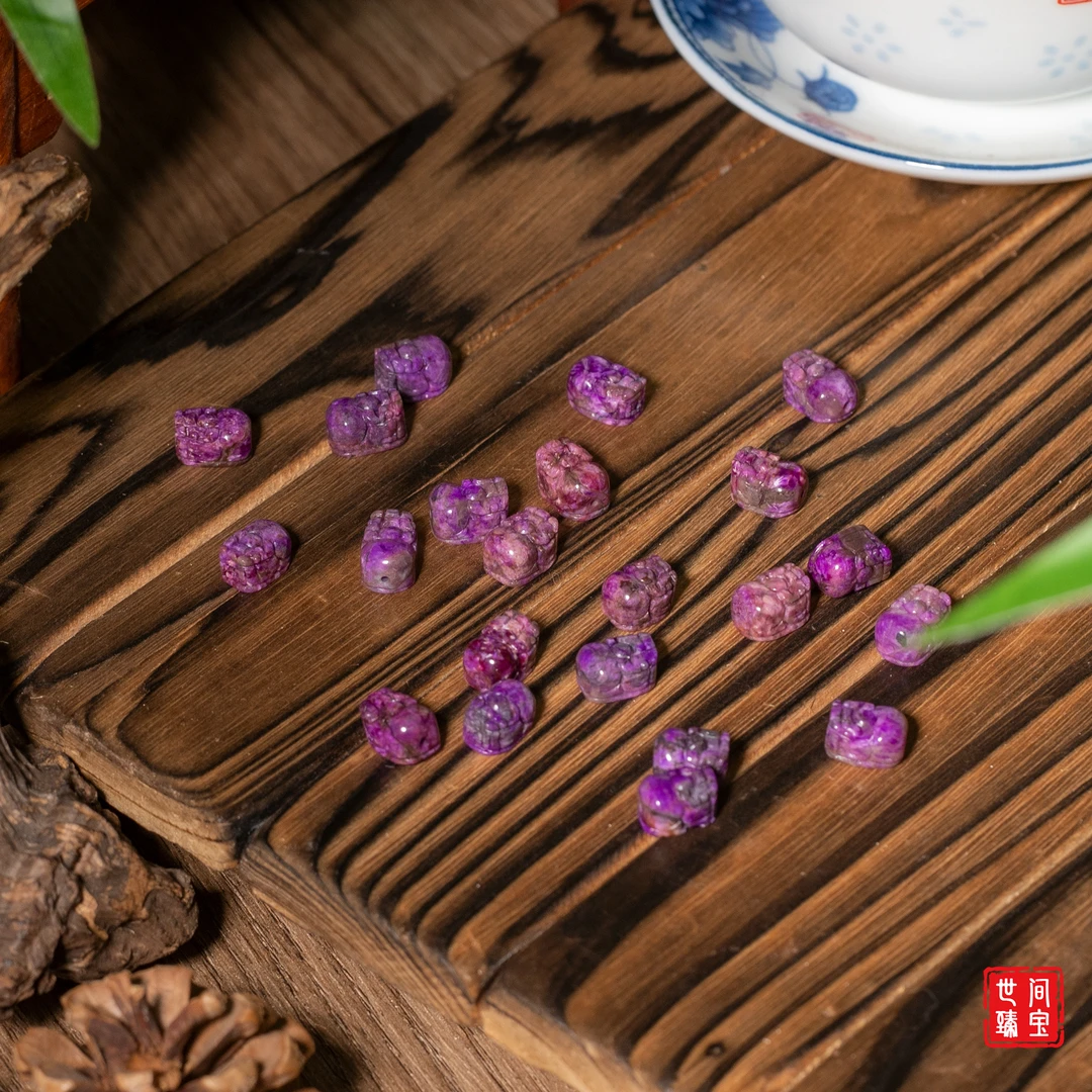 世间臻宝-桃红貔貅舒俱来单珠/多样性发/发一个/P2119/22/