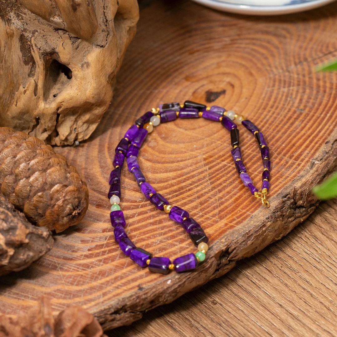 世间臻宝-苏叶|18K金丝绒舒俱来随型40cm锁骨链/多样性发/P1767/0