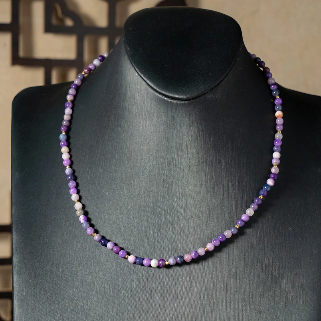 世间臻宝-18K金舒俱来糖果锁骨链/4mm+-（多样性发）B522/