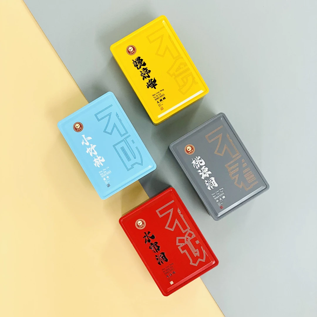惟德馨武夷岩茶幔婷峰玉麒麟 小竹林雀舌 半天腰 大红袍66克盒装