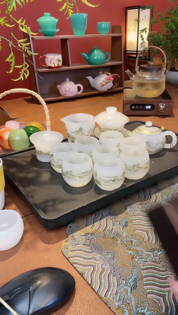 【闪购商品】琉璃不带茶盘不带礼盒@@0000