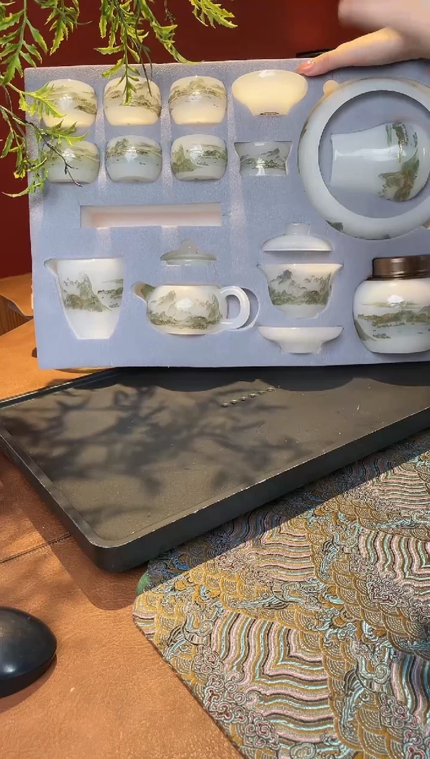 【闪购商品】琉璃不带茶盘不带礼盒@@2805