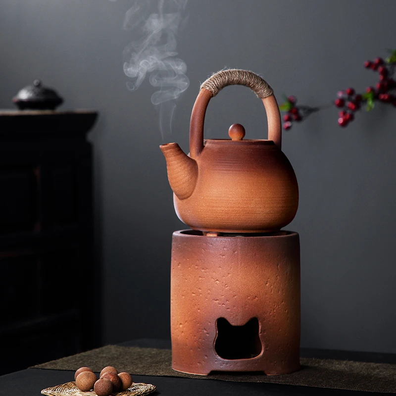 煌山罐罐茶煮茶器户外庭院新中式陶罐围炉煮茶神器碳炉烧茶茶具