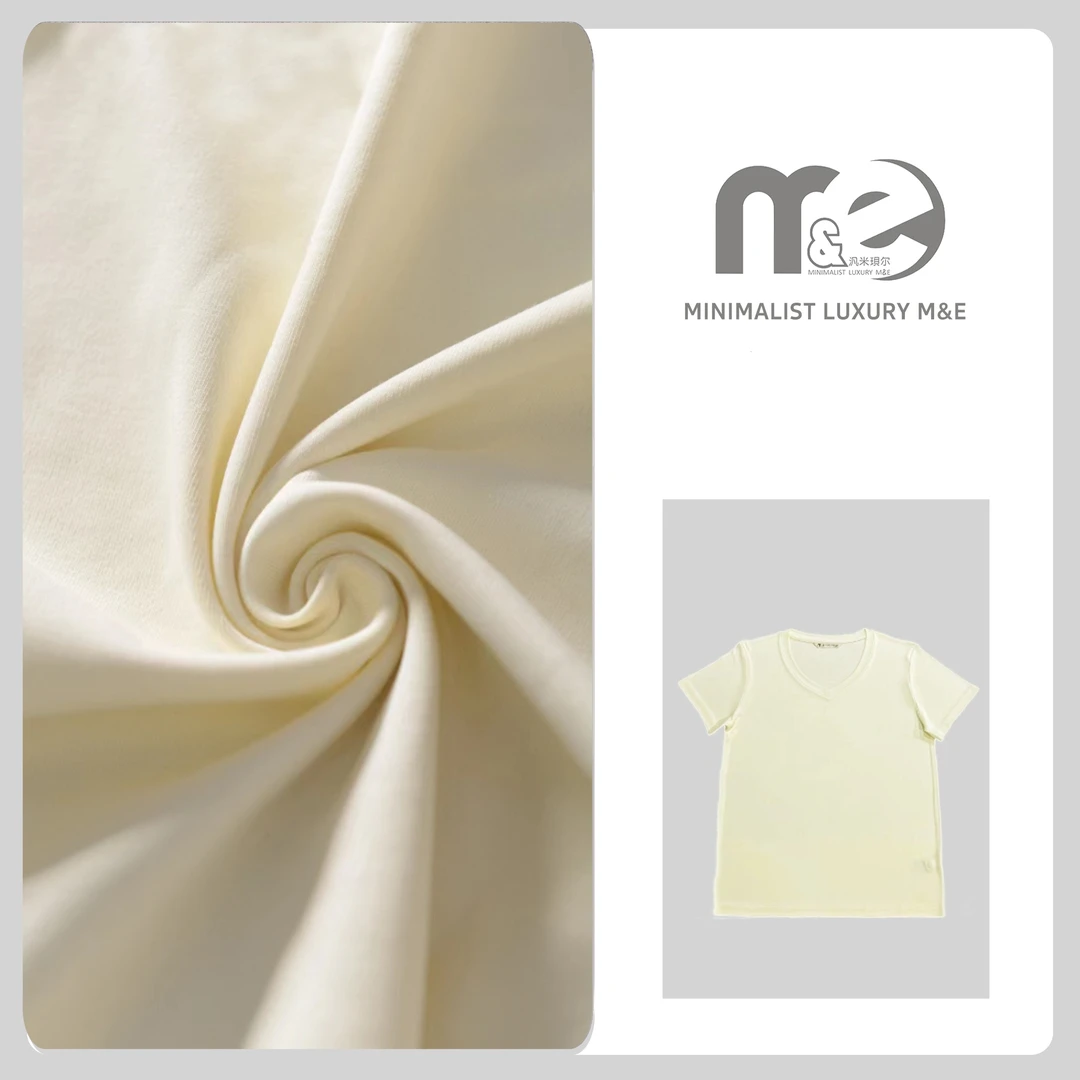 现货发！M&E【鸡心领】男女同款！匹马棉短袖设计师款Y6532