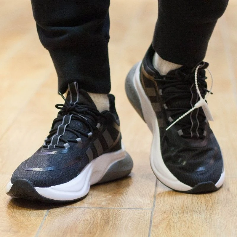 (WZ)Adidas/阿迪达斯男子新款AlphaBounce +减震运动跑步鞋HP6144
