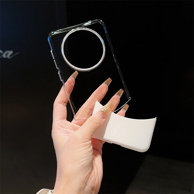 适用于华为Mate60手机壳可拆卸60pro磁吸拼接撞色pro+高级感透明