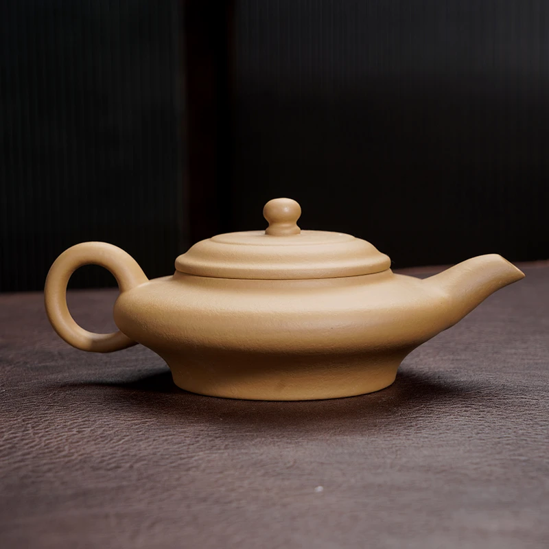 66原矿黄金段泥虚扁壶（不带礼盒)