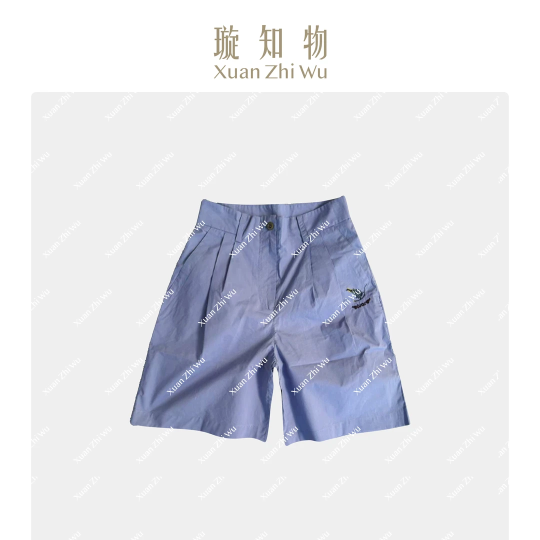 璇知物「Xuan」马德里短裤 1oo棉时尚休闲王璇原创设计