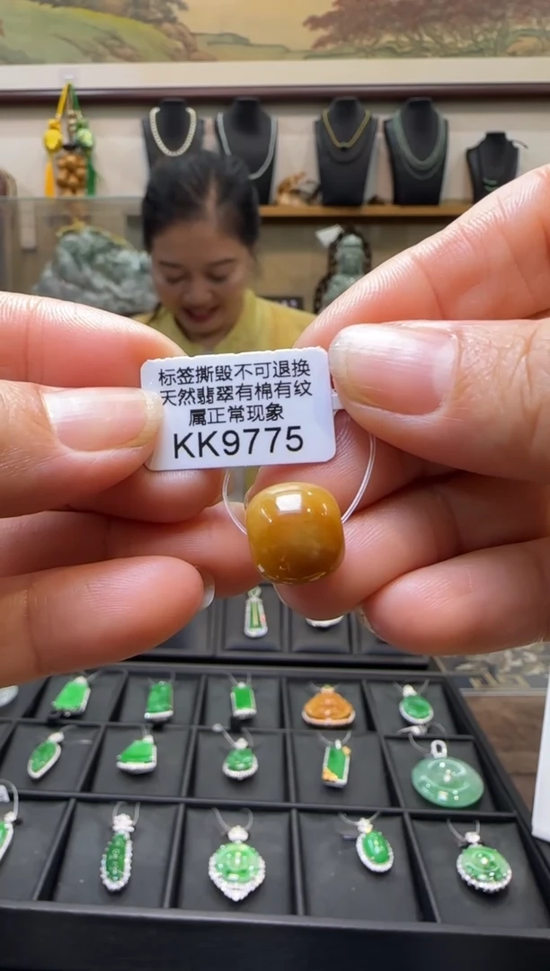 【闪购商品】翡翠颈饰未镶嵌KK9775路路通 需包容福利不退换