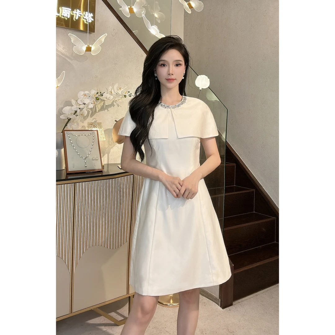 YUANBAO【星辰】收腰显瘦晚礼服法式气质女连衣裙裙子女装小个子