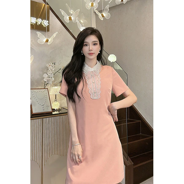 YUANBAO【夏赫】气质轻奢收腰返潮复古高贵显瘦法式时尚女装连衣裙