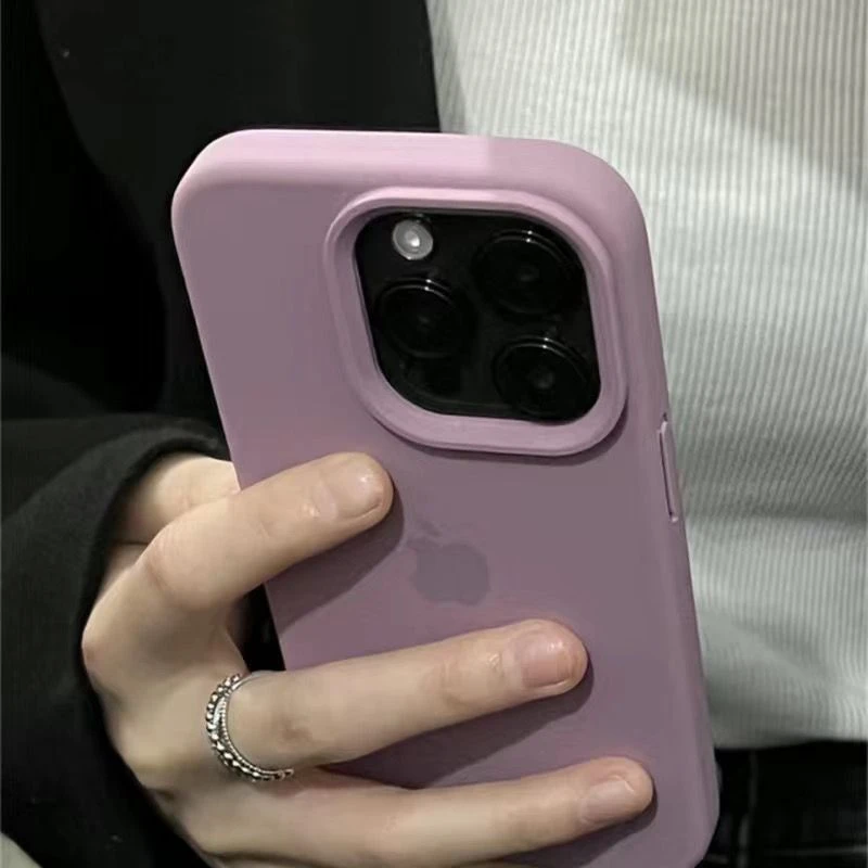 黑加仑iPhone16promax手机壳液态硅胶适用苹果15pro/14软壳17/Air