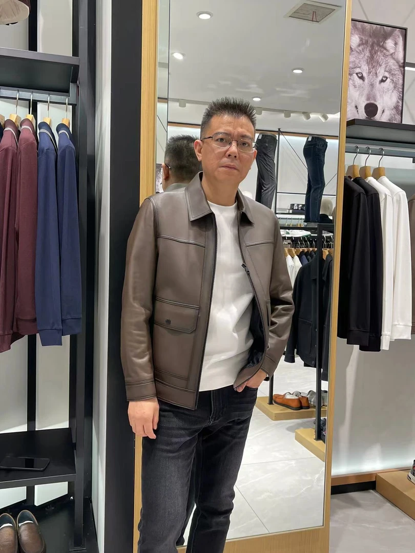 Septwolves/七匹狼2024秋冬新款皮衣（5206）原价3599