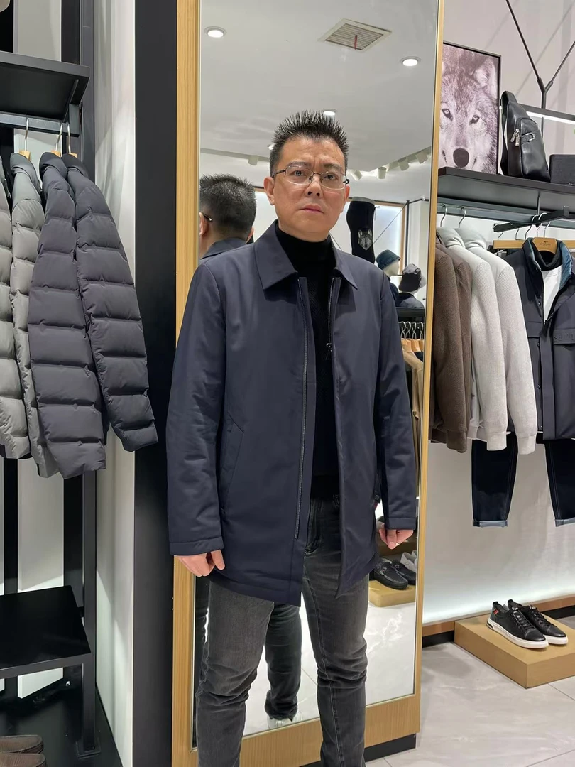 Septwolves/七匹狼2020冬季特价款吊面毛皮上衣（3672）原价2599