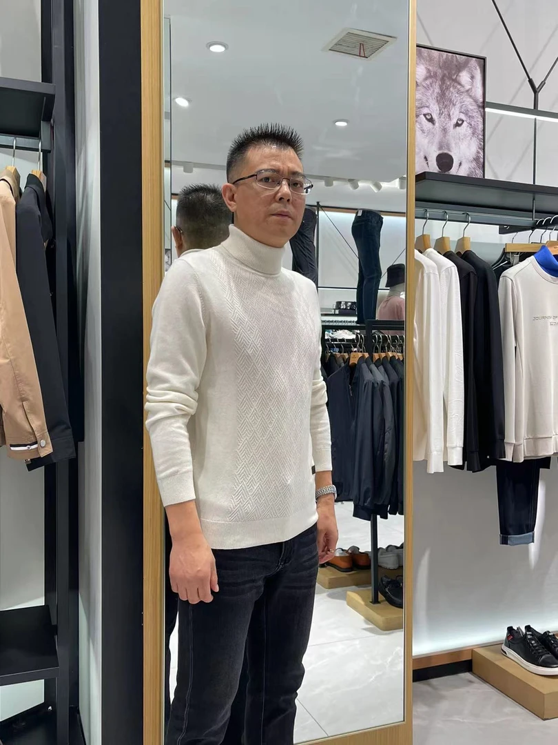 Septwolves/七匹狼2022秋冬福利款高领羊毛衫（2260）原价999