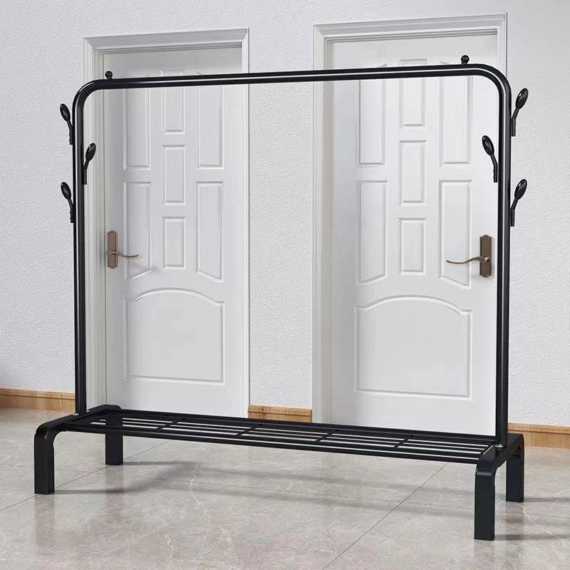 晾衣架落地式室内上档次挂衣架秋冬晒被子阳台家用防滑晒衣架衣挂