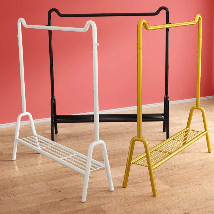 晾衣架落地立式室内挂衣架上档次秋冬晒被子阳台家用晒衣架子轻奢