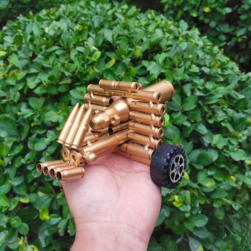 真弹壳工艺品飞机坦克大炮模型客厅摆件桌面退伍纪念品创意收藏送