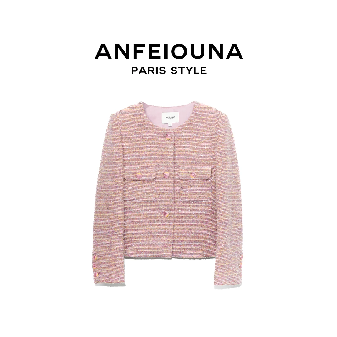 2025新款花岛随想晨锐小香风外套上衣女士1283