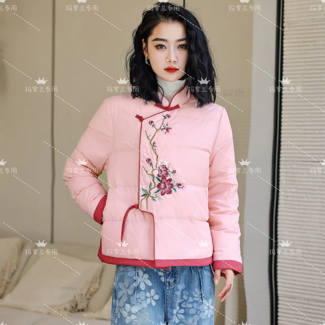 玛罗兰 品牌2024上新测款 高端线 【一枝独秀】刺绣上衣