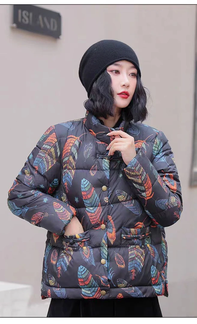 玛罗兰 品牌正品  小花短金属定制扣外套