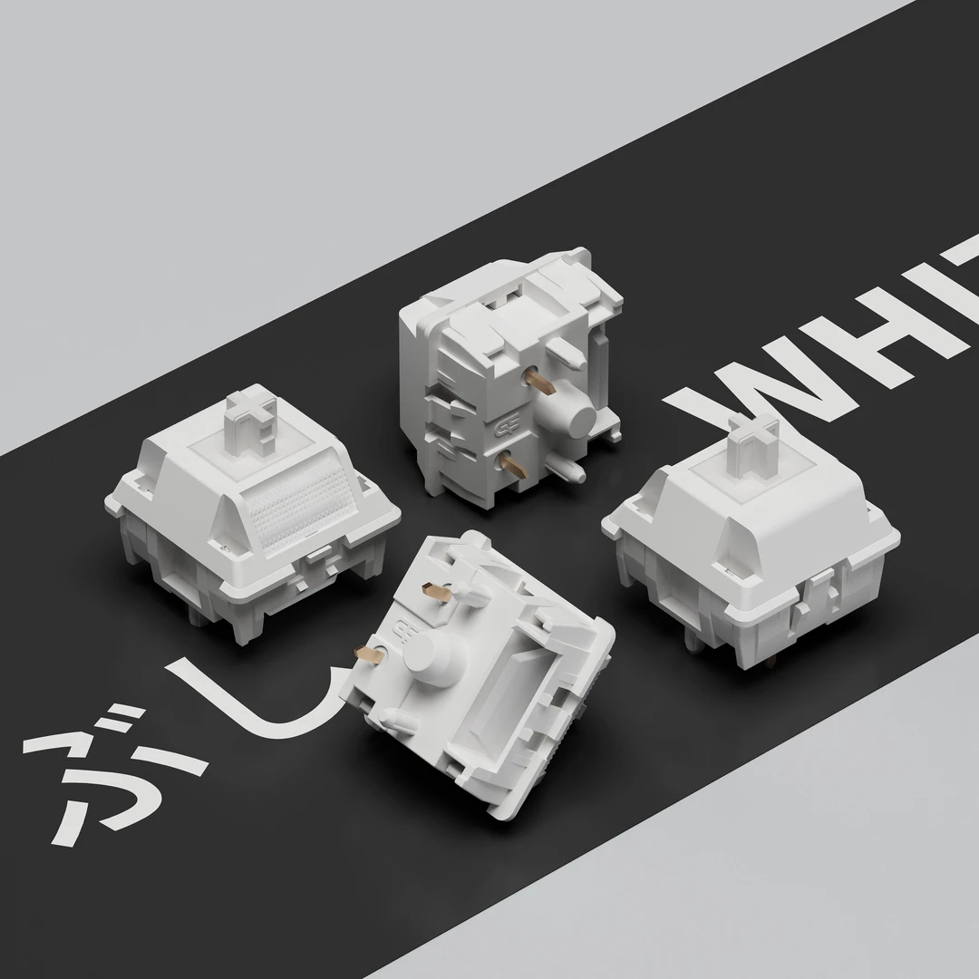 G-Square白武士V2导光柱线性42g触发58g触底客制化机械键盘开关