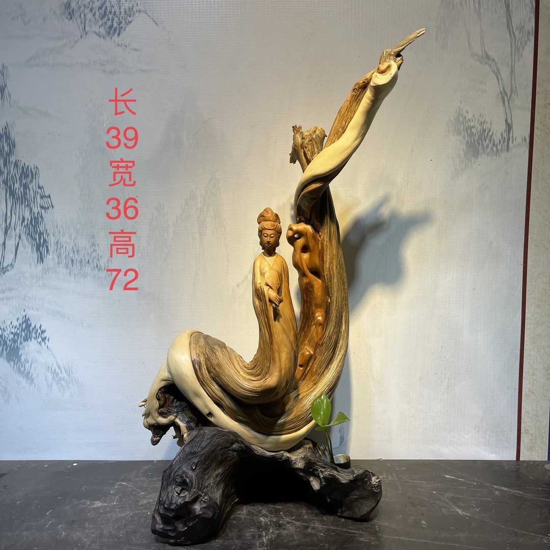 新款 人物 手工艺品 玄关 《初夏》规格尺寸长39宽36高72