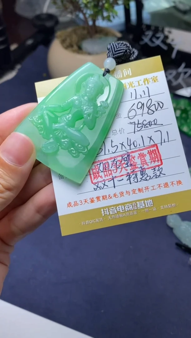 【闪购商品】翡翠颈饰未镶嵌挂饰