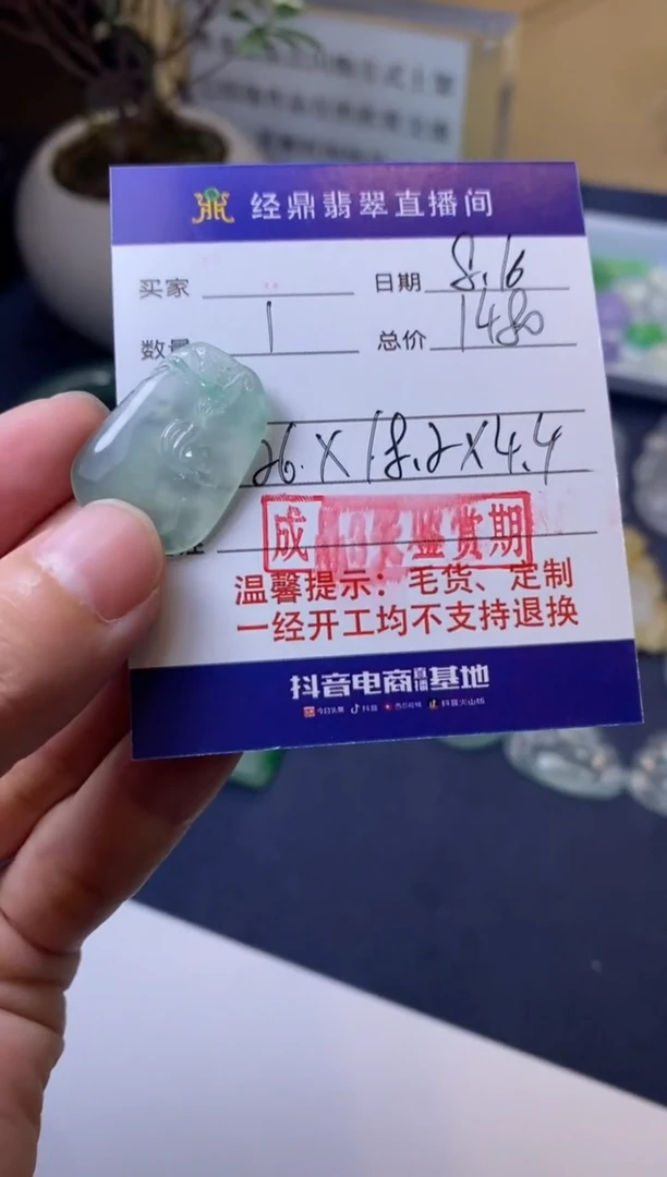【闪购商品】翡翠颈饰未镶嵌挂饰
