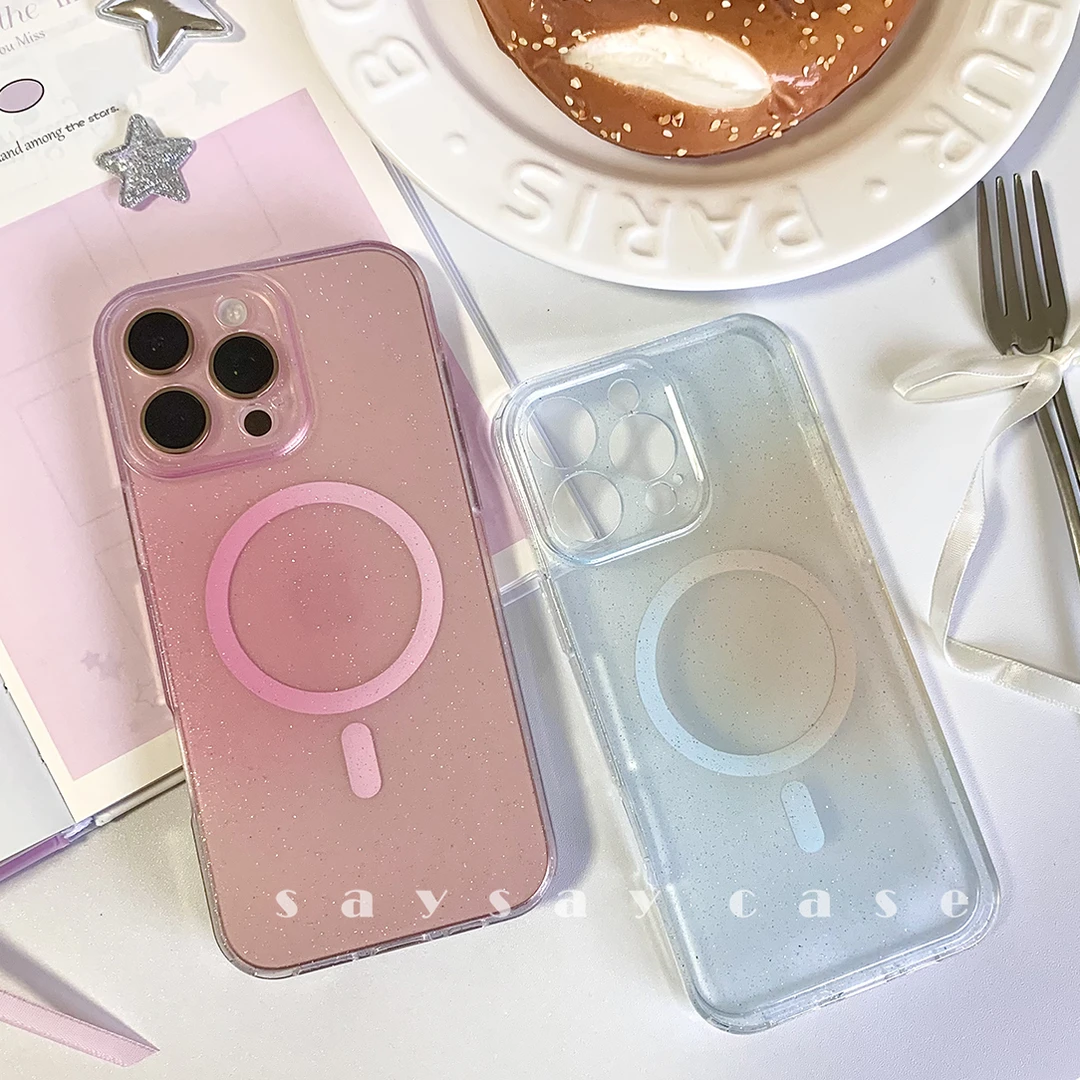 一壳所晕染渐变磁吸式手机壳适用苹果iPhone16哑光磨砂15PM硅胶软