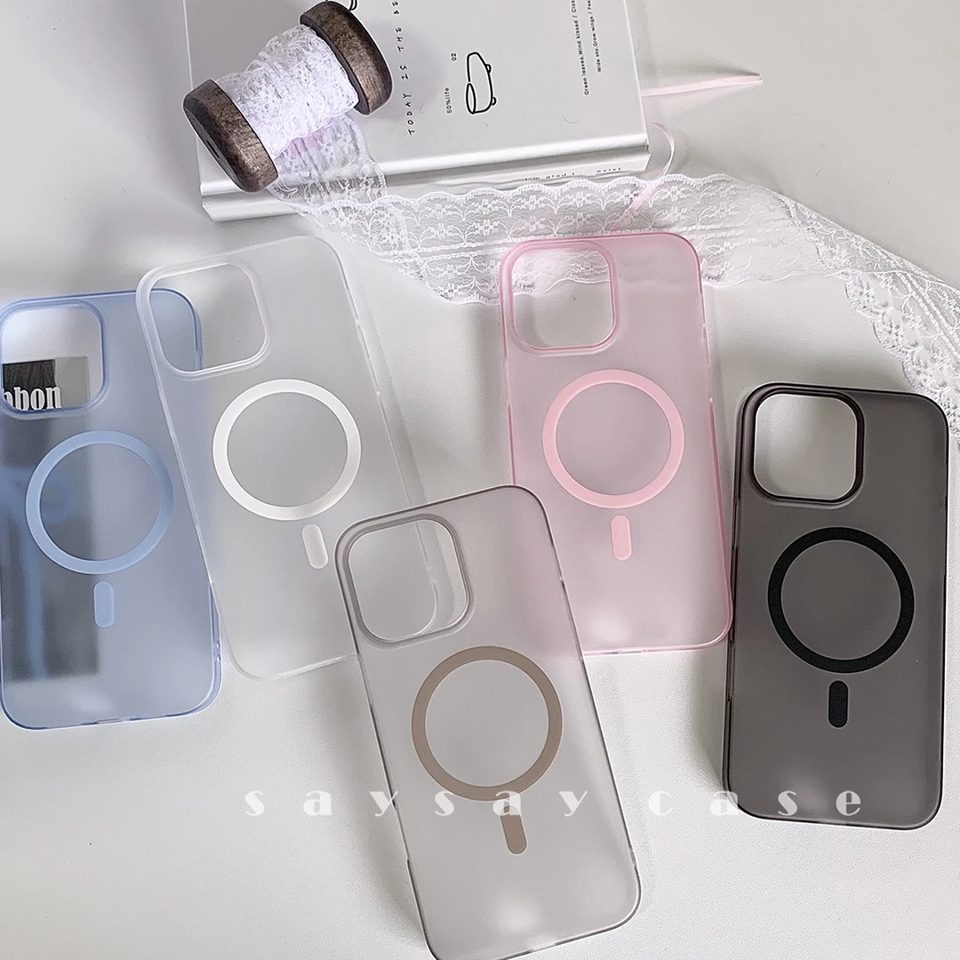 一壳所磨砂磁吸手机壳适用苹果iPhone16promax手机壳15proins简约