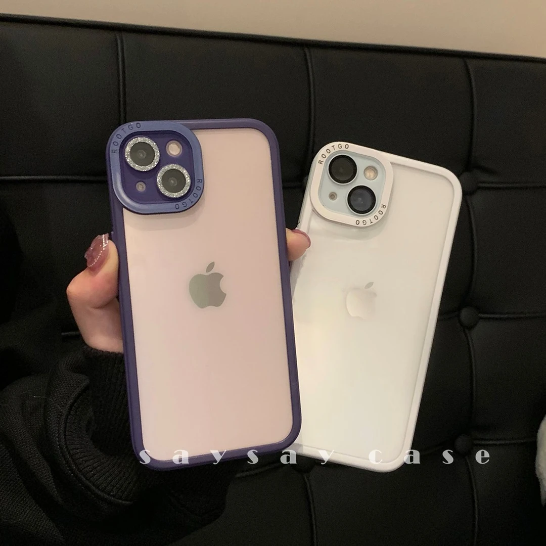 透明高透镶钻镜头13pro苹果手机壳iphone14promax软12pm14pro软硅