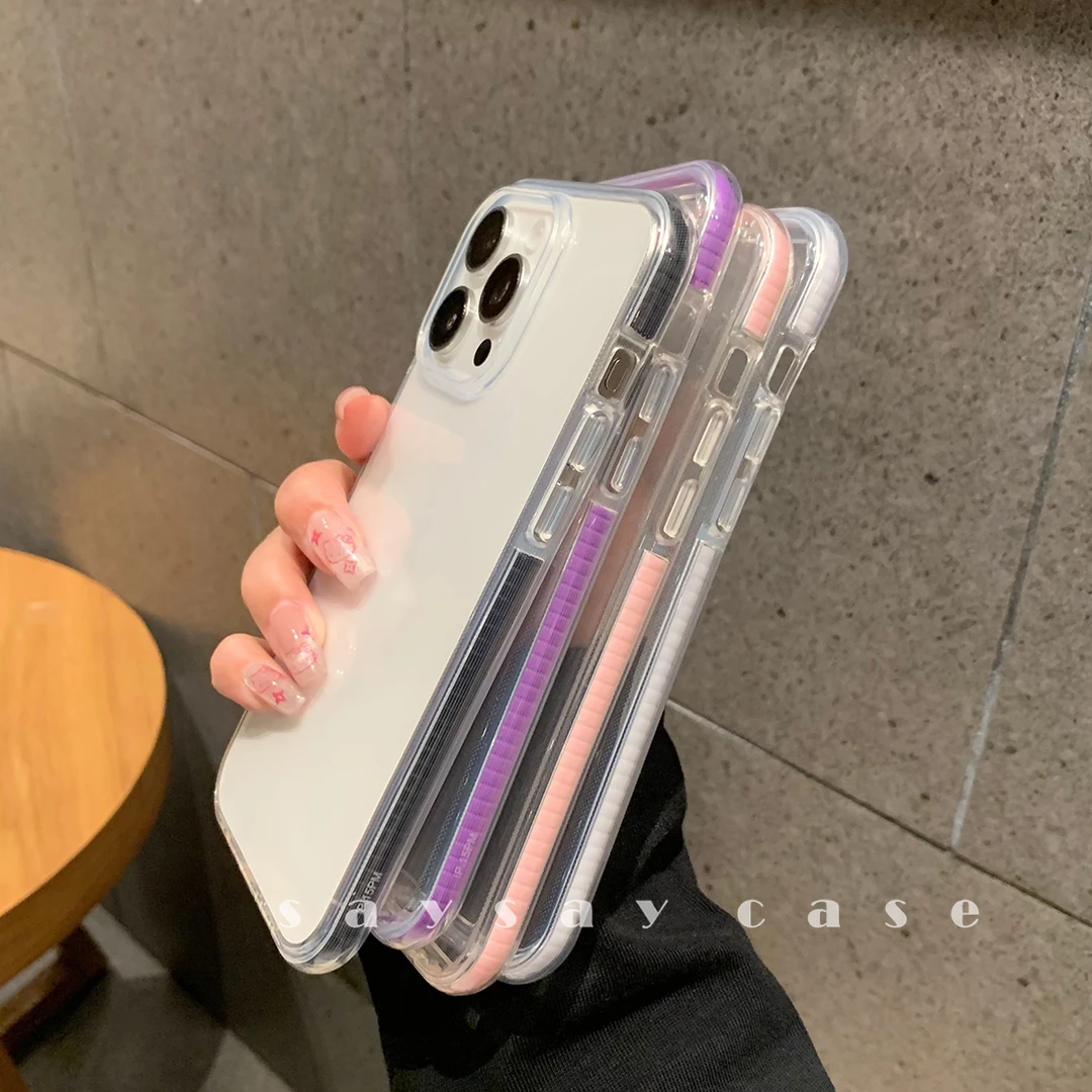 圆边手机壳适用16苹果13iphone16promax13软硅胶壳14透明软壳