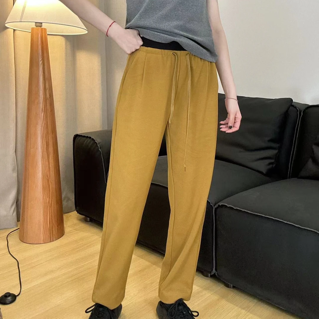 【清货】女士休闲宽松都市直筒裤百搭长裤