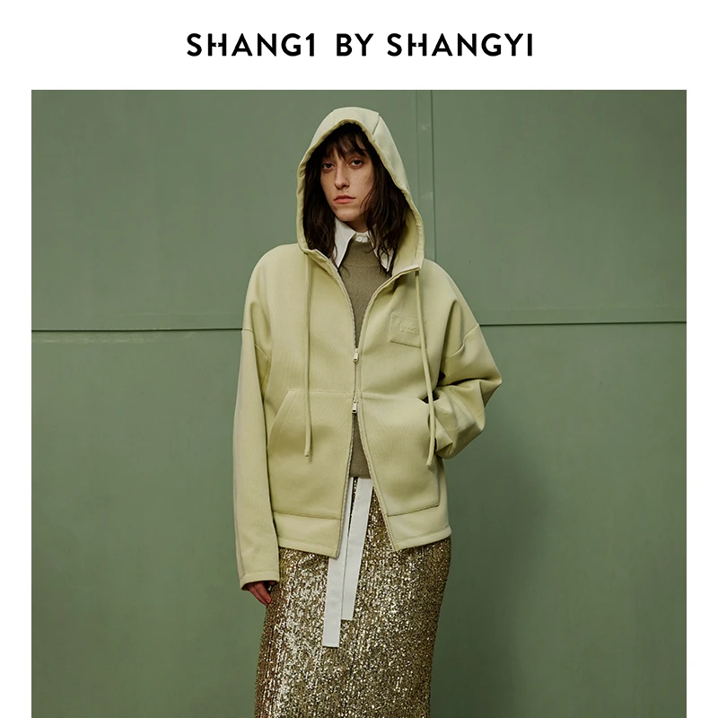SHANG1 BY SHANG YI空气层凹凸印开襟外套S23BC48