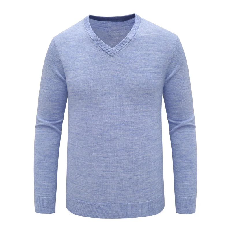 G317恺男式羊毛衫舒适有弹力休闲套头毛衣