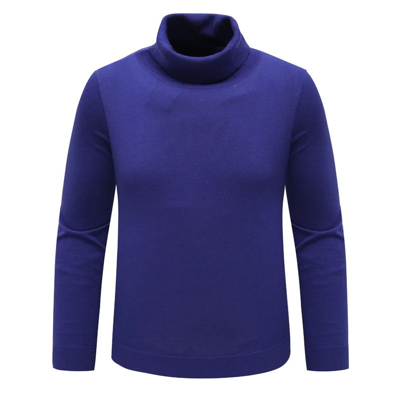 DN94【100羊毛高领羊毛衫】斯男式羊毛衫舒适有弹力 翻高领套头毛衣