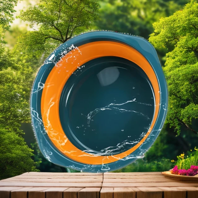 野外加厚折叠开饵盆拉饵盘钓鱼散炮盆便携加固耐用特大号材质全新