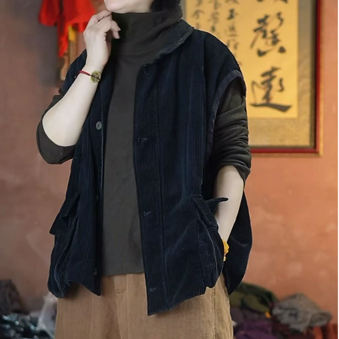 布忘初心分享 衣路走来38233  双色马甲