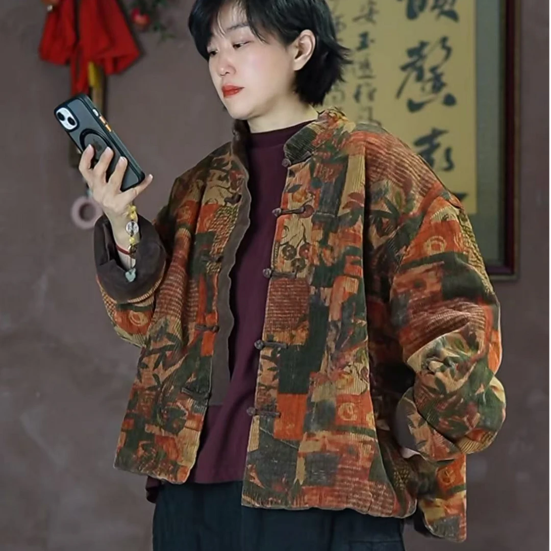 布忘初心分享  衣路走来37961  红咖花棉衣