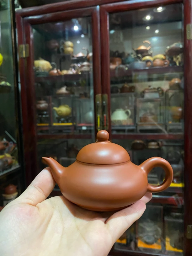 章茂才朱泥手拉梨壶100cc左右