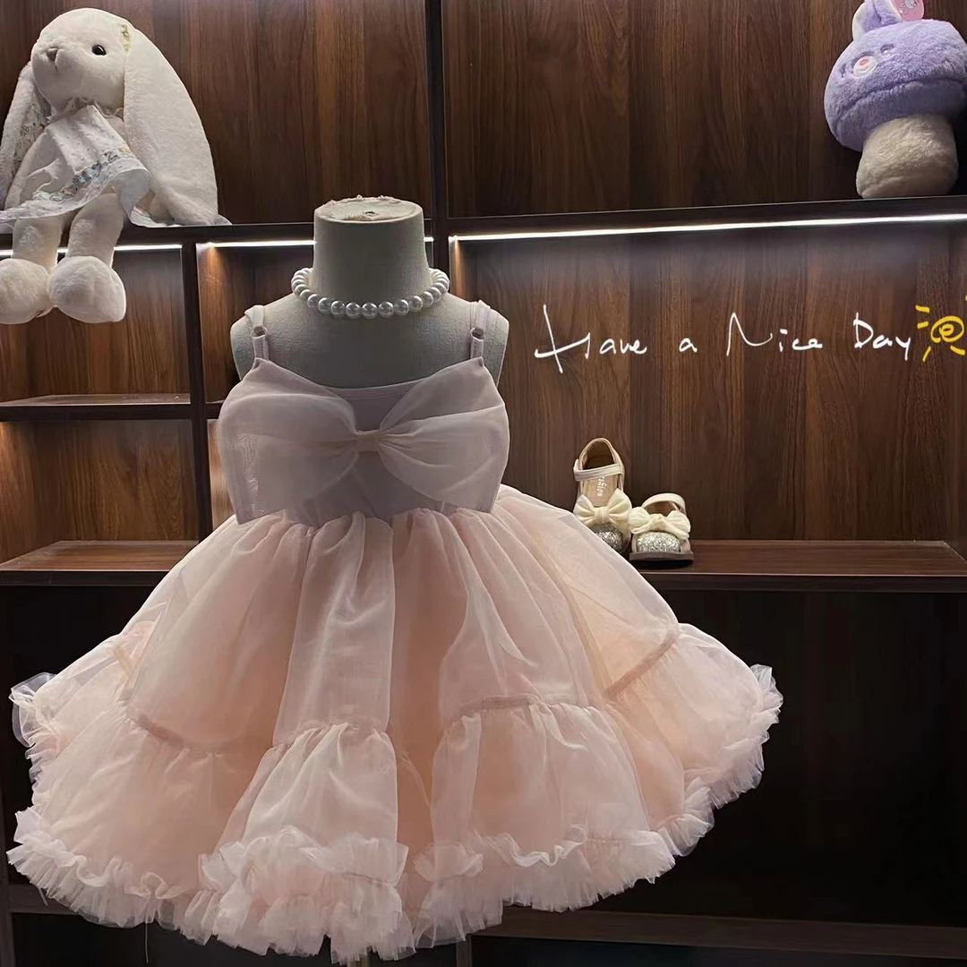 AC300~蝴蝶结吊带蓬蓬裙80056（汉服）