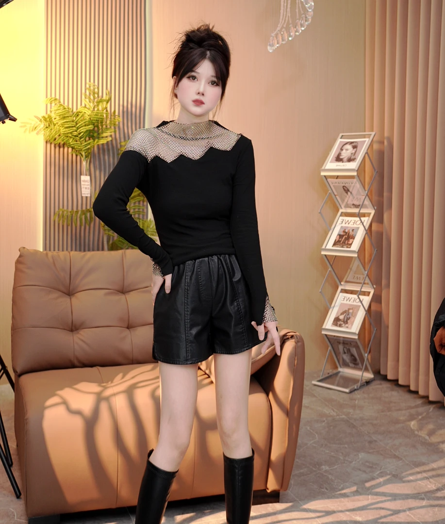 【星晨专属】2024新款亮钻气质显瘦打底衫8888